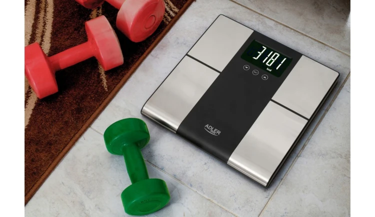 WAGA ŁAZIENKOWA ELEKTRONICZNA Z ANALIZATOREM 225KG