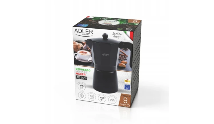 Kawiarka klasyczna Zaparzacz do kawy Espresso 520ml Uniewrsalna Adler