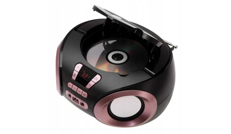 RADIO PRZENOŚNE BOOMBOX CD AUDIOi MP3 USB AUX LCD RADIO FM Adler |AD 1181