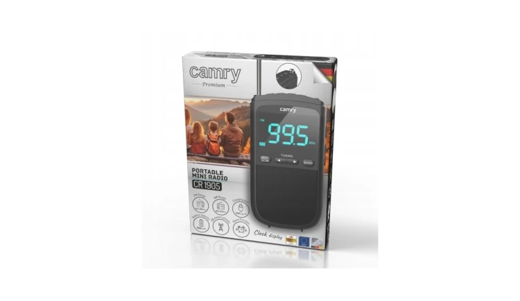 Radio Mini Przenośne FM/AM USB LCD Funkcja Drzemki 20 Stacji Camry