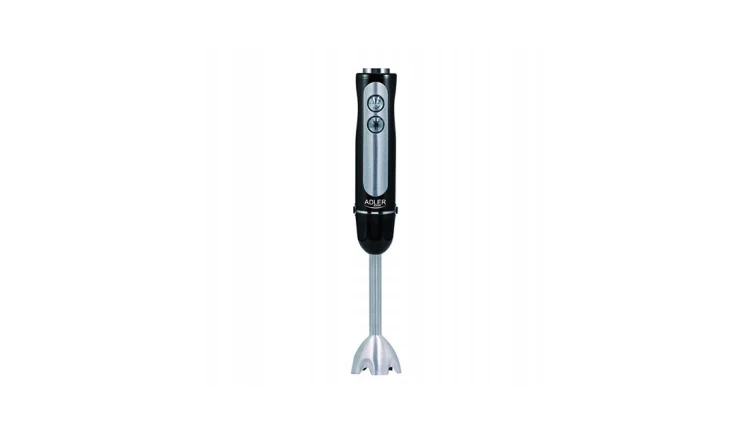 BLENDER ręczny AD 4625 1500W czarny TURBO stal NIERDZEWNA 5 PRĘDKOŚCI