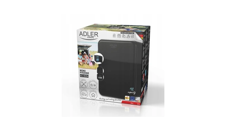 Adler AD 8084 4L mini lodówka chłodzenie i grzanie przenośna do domu i auta