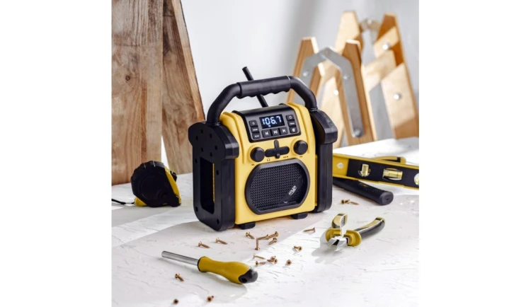 Radio Budowlane Bluetooth IPX 54 Odporne na kurz wodę Przenośne Adler