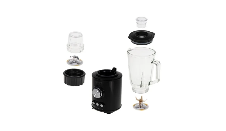 Blender kielichowy - tytanowe ostrza - szklany dzbanek 1,5l
