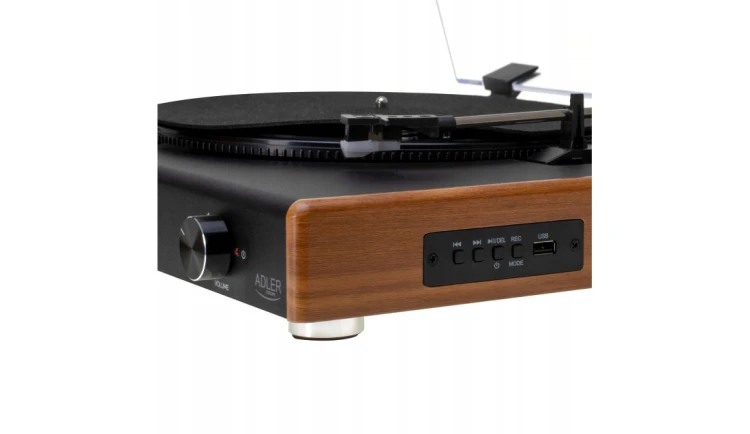 Gramofon Odtwarzacz płyt winylowych Bleutooth USB 3 prędkości Płyty 7 10 12