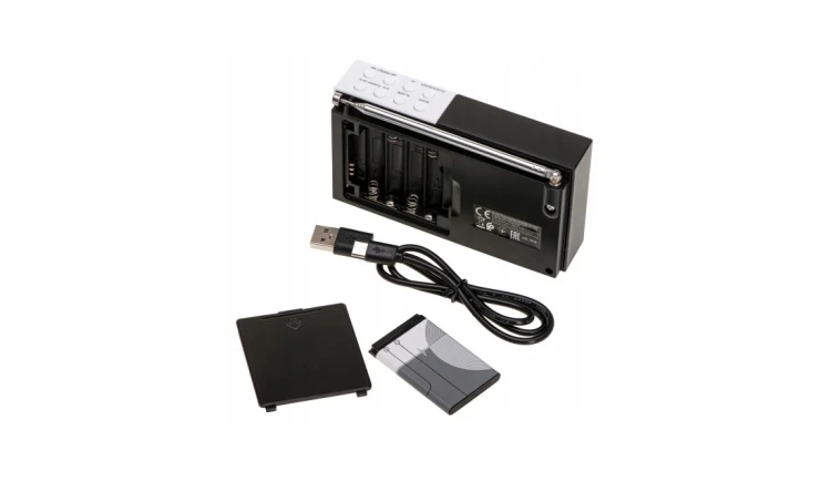 Radio cyfrowe LCD AM/FM Wielofunkcyjne 20 stacji Bluetooth/USB/SD Adler