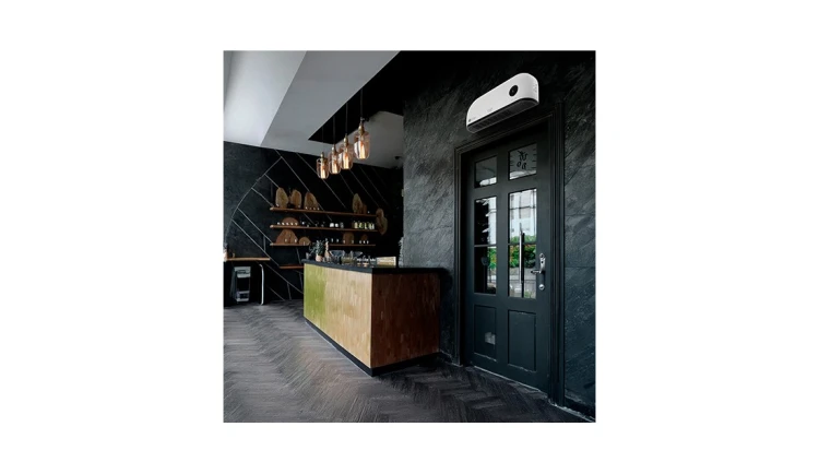 Adler LED Nagrzewnica | AD 7751 | Kurtyna powietrzna | 2000 W | Biały