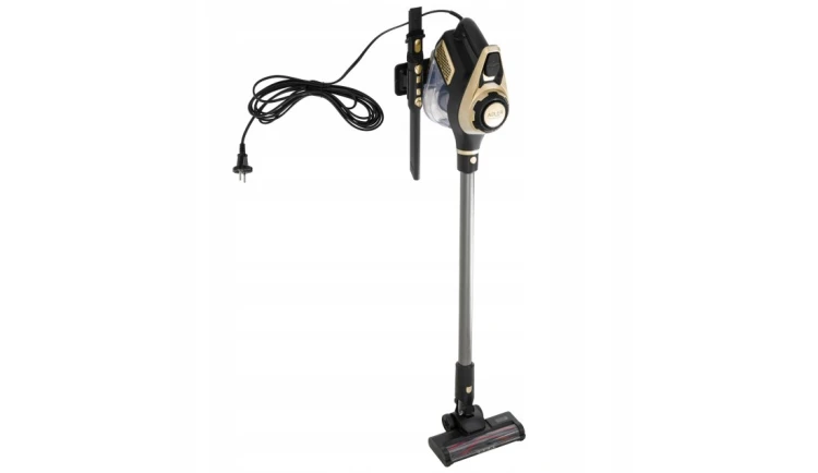 Odkurzacz pionowy bezworkowy Adler Light Gold 700 W z turboszczotką LED 3w1