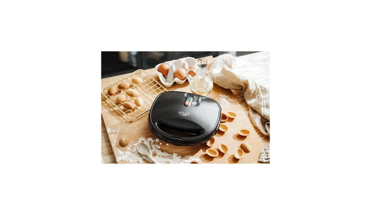 Opiekacz do Orzeszków Ciasteczek 12 szt. Szybkie Pieczenie 1200W Adler