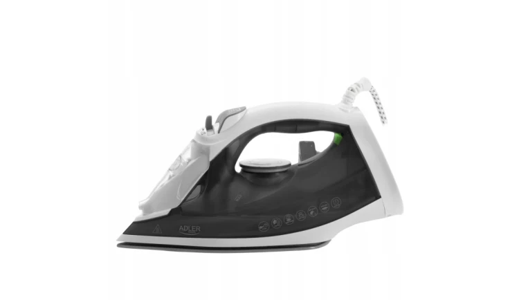 Żelazko parowe ADLER 2600W ceramiczna stopa i funkcja ciągłej pary 220g/min