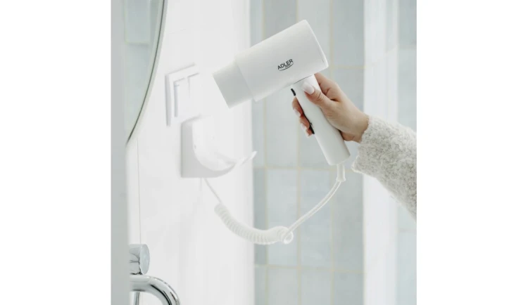 Suszarka hotelowa Adler AD 2285 White - ścienna, bezpieczna i wydajna
