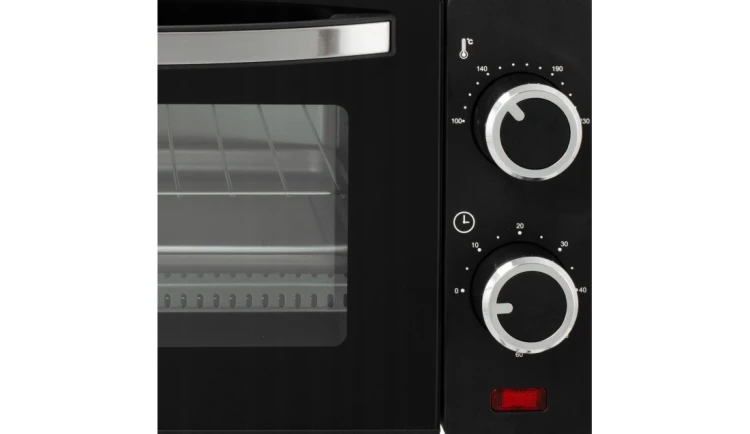 Mini Piekarnik Elektryczny 9L 650W Regulacja temperatury Timer Ruszt Blacha