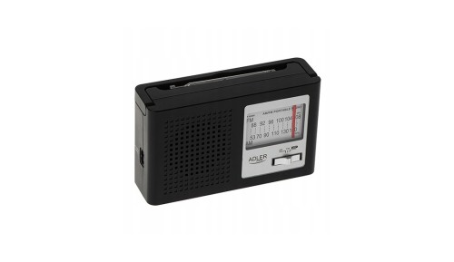 Klasyczne Radio AM/FM Antena Teleskopowa Uchwyt Podróżny Adler