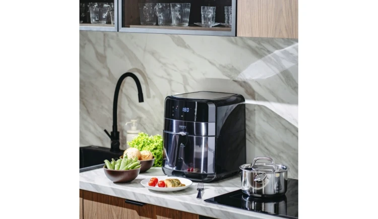 Mocna Frytkownica Beztłuszczowa 5L 2500W Air Fryer Panel Dotykowy Timer