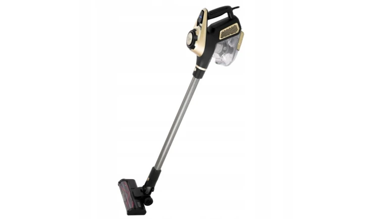Odkurzacz pionowy bezworkowy Adler Light Gold 700 W z turboszczotką LED 3w1