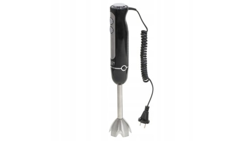 BLENDER ręczny AD 4625 1500W czarny TURBO stal NIERDZEWNA 5 PRĘDKOŚCI
