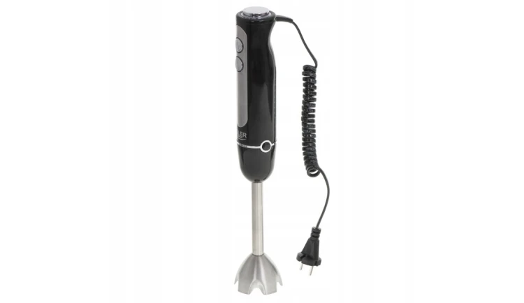 BLENDER ręczny AD 4625 1500W czarny TURBO stal NIERDZEWNA 5 PRĘDKOŚCI