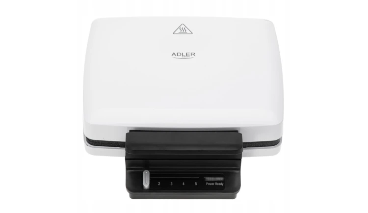 Gofrownica na 2 Pyszne Domowe Gofry 1800W Regulacja Adler