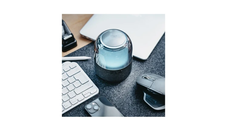 Głośnik Przenośny Bluetooth RGB 1500mAh Funkcja TWS Radio FM Adler