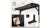 Biurko gamingowe LED RGB z regulacją 6 poziomów Stół Gamingowy dla Gracza