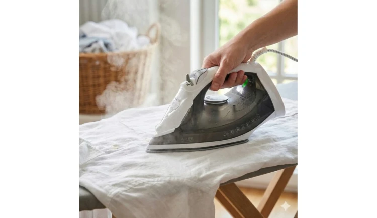 Żelazko parowe ADLER 2600W ceramiczna stopa i funkcja ciągłej pary 220g/min
