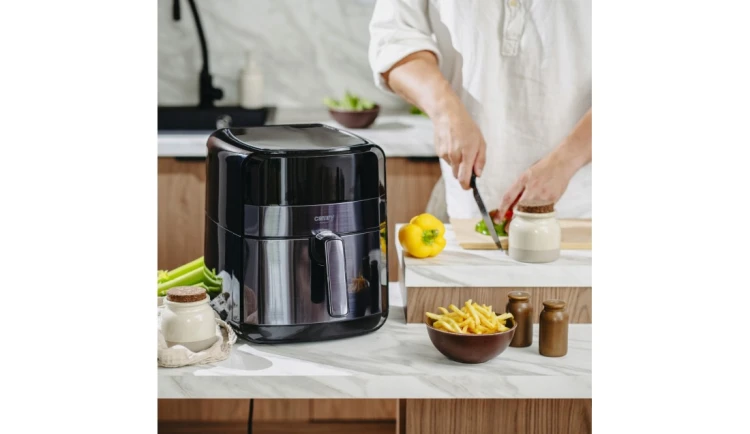 Mocna Frytkownica Beztłuszczowa 5L 2500W Air Fryer Panel Dotykowy Timer