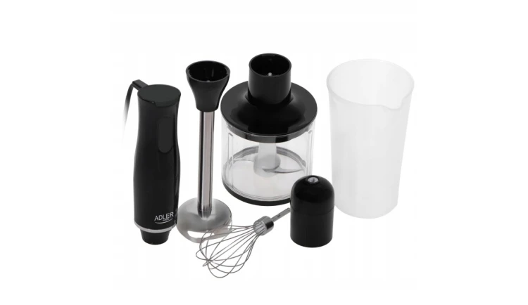 Blender ręczny 800W stalowe ostrza pojemnik 700ml rozdrabniacz miarka ADLER