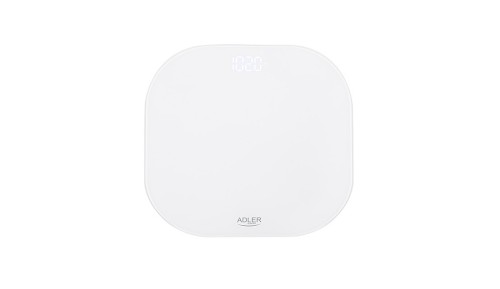 Waga Łazienkowa Do 180KG Wyświetlacz LED Szkło Hartowane + Baterie Adler