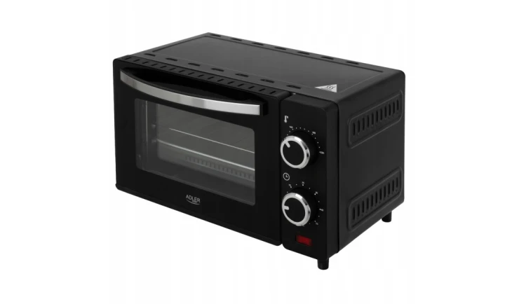 Mini Piekarnik Elektryczny 9L 650W Regulacja temperatury Timer Ruszt Blacha
