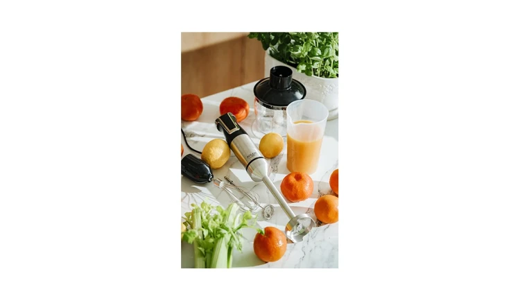 Blender Kuchenny Ręczny 1800W Turbo 20 Ustawień Prędkości Zestaw Adler