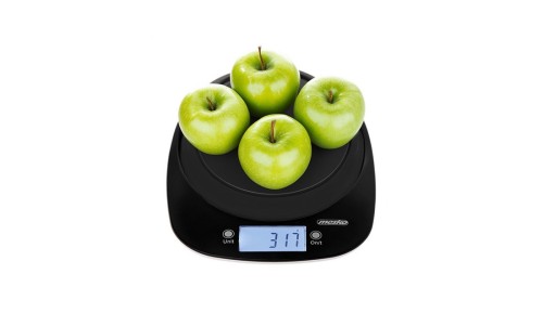 Waga kuchenna z misą 1,4L LCD Precyzyjna 5kg/1g Czarna Mesko