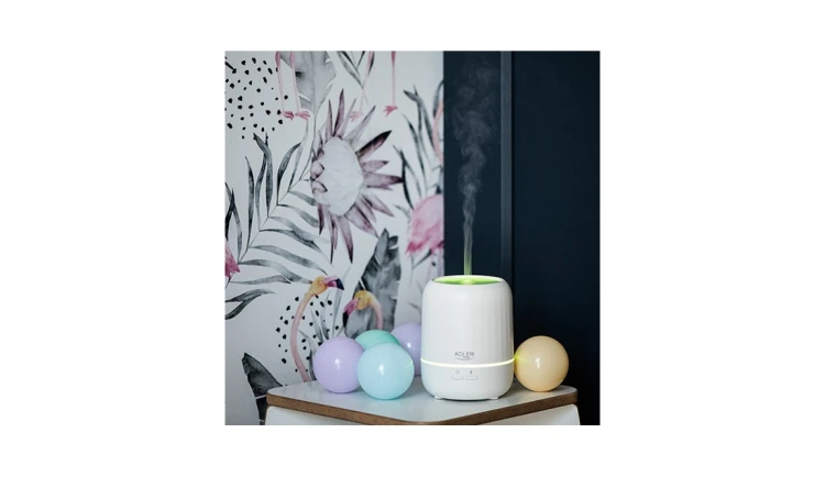 NAWILŻACZ ultradźwiękowy OCZYSZCZACZ Jonizator Adler 3W1 ZAPACHOWY USB