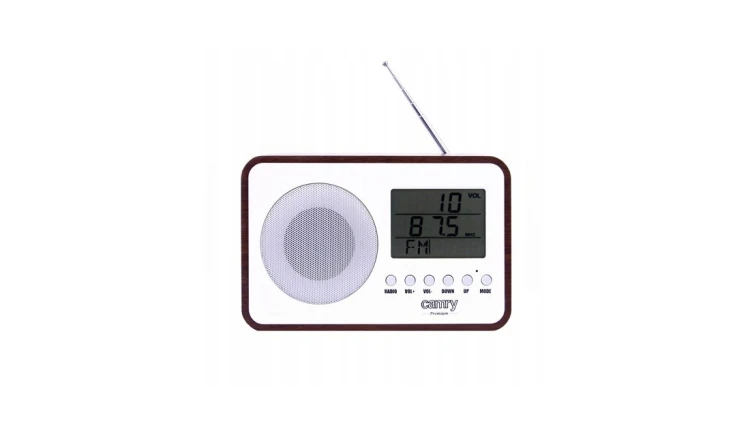 Radio Cyfrowe Przenośne LCD FM Budzik Termometr USB