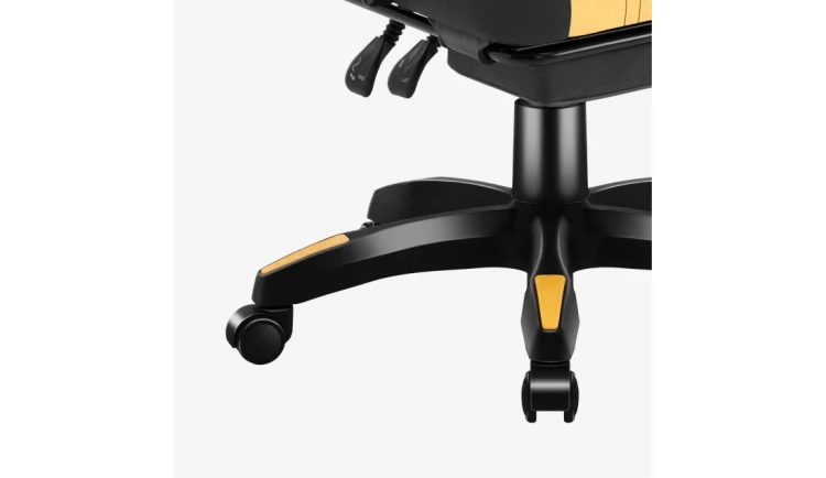 Fotel Gamingowy Ergonomiczny z Podnóżkiem Biurowy Regulowany Huzaro