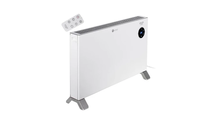 Grzejnik Konwektorowy Przenośny LCD 2000W z Pilotem Timer Farelka Adler