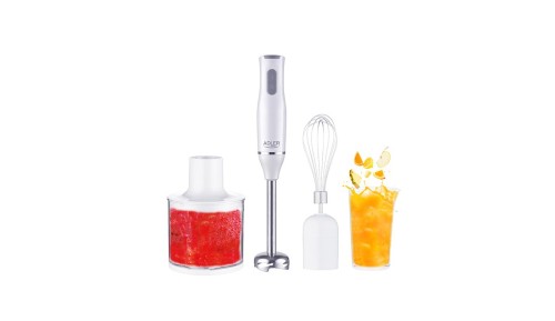 BLENDER RĘCZNY KUCHENYY 700ml 800W +2 POJEMNIKI ZESTAW ADLER