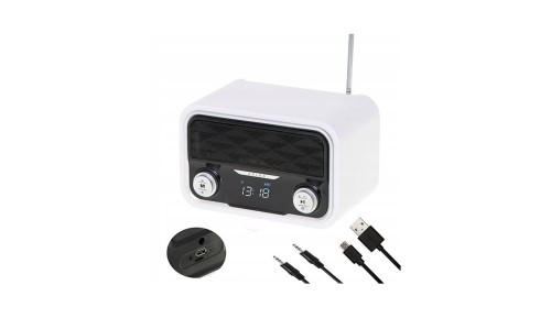 Radio Odtwarzacz BLUETOOTH/FM/SD/USB/MP3 Zegar