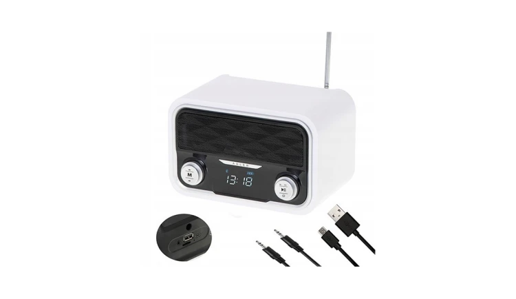 Radio Odtwarzacz BLUETOOTH/FM/SD/USB/MP3 Zegar