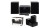 Wieża HIFI Bluetooth CD USB FM 2X 25W pilot RADIO czarna elegancka HDMI
