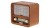 RADIO DREWNIANE CR1188 RETRO FM/AM Bluetooth USB