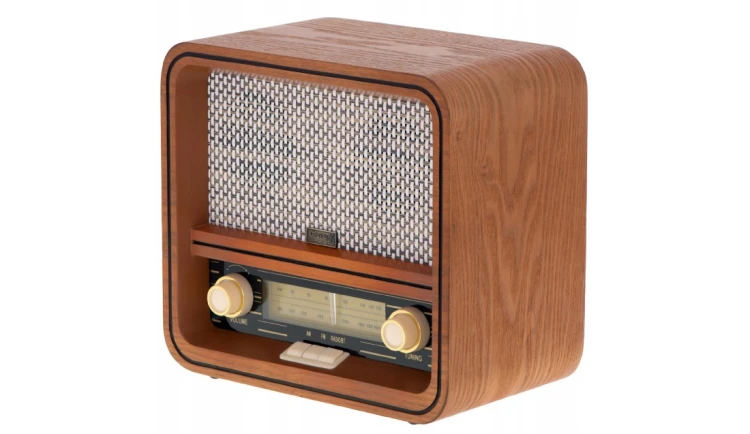 RADIO DREWNIANE CR1188 RETRO FM/AM Bluetooth USB