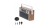Stylowe Radio Sieciowo-Bateryjne z Bluetooth Zegar LCD AUX 2600mAh Camry