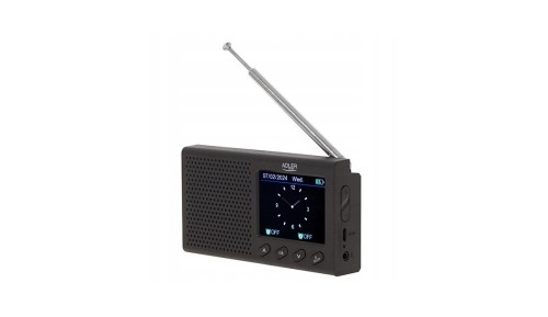RADIO PRZENOŚNE KUCHENNE RETRO LCD BLUETOOTH ZEGAR ANTENA FM USB