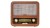 RADIO DREWNIANE CR1188 RETRO FM/AM Bluetooth USB