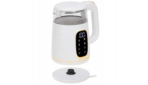 Czajnik elektryczny szklany LED 1,7L 2200W Regulacja temperatury Adler