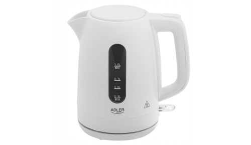 CZAJNIK elektryczny Adler AD 1380w 2200 W 1l biały OBROTOWA PODSTAWA STRIX