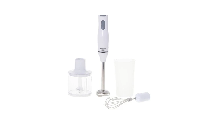 BLENDER RĘCZNY KUCHENYY 700ml 800W +2 POJEMNIKI ZESTAW ADLER