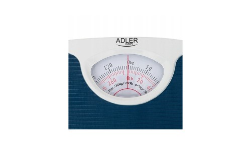 Waga Łazienkowa Klasyczna Mechaniczna Niebieska Do 130KG Adler