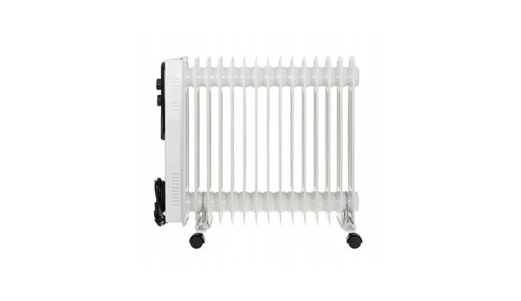 Grzejnik Olejowy Farelka 15 żeberek 2500W Biały Adler
