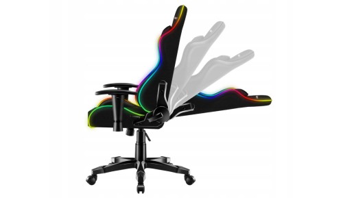 FOTEL GAMINGOWY DLA DZIECKA GRACZA KRZESŁO RGB 74x52x27